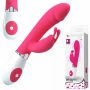 Wibrator króliczek Pretty Love Gene różowy 30 funkcji 20 cm - 2